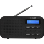 Denver Kaasaskantav raadio 111111000380, 1 W, DAB+, FM, LCD, 1 k&otilde;lar, 1 k&otilde;rvaklappide v&auml;ljund, 3,5 mm, 4 AA patareid