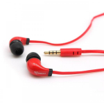 Sbox Stereo K&otilde;rvaklapid EP-038R, 18Hz-20kHz, 116dB&plusmn;3, 32&Omega;, 1,2m, Juhtmega, Sisseehitatud mikrofon, Plastik UV kattega