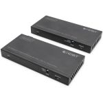 Digitus KVM komutator 4K HDBaseT HDMI pikendaja, DS-55526, 150 m, 18 Gbps, CAT 6/6a, PoC