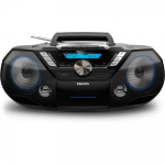 Philips boombox AZB798T/12, 12W, Bluetooth, MP3, WMA, FM, DAB+, CD, 3,5mm minijack, USB