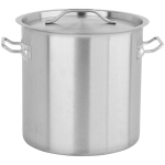 Yato Professional YG-00013 pott, 28 cm, 17 l, roostevaba teras, kaanega, sobib induktsioonile, n&otilde;udepesumasinas pestav