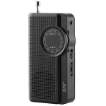 JVC RA-E311B kaasaskantav raadio, AM/FM, 0.25W, 3.5mm k&otilde;rvaklappide pesa, must