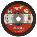 Milwaukee 4932451497 PRO+ l&otilde;ikeketas, 180x3x22,2 mm, metallile, 1 tk.