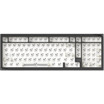 Akko Mineral 02 VIA DIY komplekt, 405mm, 142mm, 47mm, 2460g, alumiinium, must, QWERTY, 8000mAh, USB+RF+BT, RGB