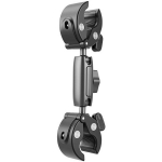 TELESIN mootorratta/jalgratta kinnitus spordikaameratele GP-HBM-001-D, alumiiniumisulam, 360&deg; p&ouml;&ouml;rlemine, 22-38mm/9-15mm