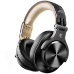 Oneodio Fusion A70 juhtmeta k&otilde;rvaklapid, kuldne, Bluetooth 5.2, 50h, 32&Omega;, 40mm, 20-20000Hz, mikrofon