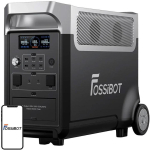 FOSSIBOT F3600 Pro 3600W elektrijaam, 3840Wh, LiFePO4, 13 porti, 2200W AC laadimine, 2000W p&auml;ike, Bluetooth, Wi-Fi