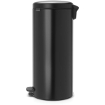Brabantia NewIcon 114540 pedaaliga pr&uuml;gikast, 30 l, roostevaba teras, matt must