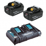 Laadimiskomplekt 18V 5,0Ah DC18RD + 2x BL1850B 197629-2 Makita