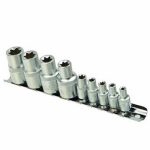 Padrunv&otilde;tmete komplekt TORX 1/4 ", 1/2" (9tk.) Geko