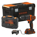 T&ouml;&ouml;riistakomplekt 18V BDCHD18S1KA 9WBAEBB8 BLACK DECKER