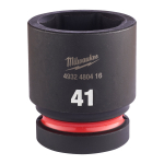 SHOCKWAVE&trade; IMPACT DUTY TRIECIENIZTURĪGAS UZGRIEŽŅU MUCIŅAS, 41 MM 1" IMPACT SOCKET STD - 1PC, 4932480416 MILWAUKEE