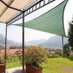 Kolmnurkne varjutusv&otilde;rk SUNSHINE KIT 3x3x3m, roheline 1A120340