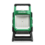 Bezvadu lampa HIKOKI UB18DCW4Z, 18 V, 4000 lm, IP65 aizsardzība, 34 stundu darbības laiks