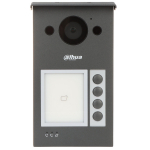 Dahua IP ukse interkom 4-nupuline v&auml;line paneel 2 MP HD kaamera kahesuunaline heli IR &ouml;&ouml;n&auml;gemine IK08 vandalismikindel PoE/DC12 V RFID avamine VTO3312Q-P Hall/Metall