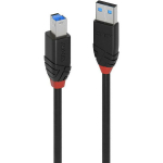 Lindy USB 3.0 A/B aktiivkaabel 43227 10m, must, USB A isane-USB B isane