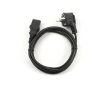 Gembird Toitekaabel PC-186-1M 1 m, 1 v&auml;ljund, 0.1 kg