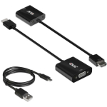 Club3D Adapter CAC-1302 HDMI 1.4 VGA, 15pin D-sub 1, audio M/F, Micro USB toiteport