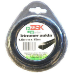 Besk Trimmeri n&ouml;&ouml;r 9046982 15 m, 1.6 mm, Must, Ruudukujuline