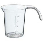 Nhg M&otilde;&otilde;tmisn&otilde;u 2732462, 0.20L, plastmass, taaskasutatav, pehme k&auml;epide, kergesti loetav skaala