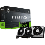Msi Graafikakaart GEFORCE RTX 5080 16G VENTUS 3X OC, 16 GB, GDDR7, 256 bit, PCIe 5.0 16x, 1xHDMI, 3xDisplayPort