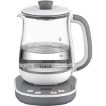 TEFAL BJ551B10 | Tea Kettle | 1400 W | 1.5 L | Glass | 360&deg; rotational base | White/Grey