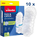Vileda Flex&Catch Tolmu Kogumise T&auml;idised 177662, 10 tk, 360&deg; taaskasutatud kiud, 20% suuremad otsikud