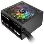 Thermaltake Smart 700W RGB PS-SPR-0700NHSAWE-1, 700 W, 20+4 pin, 12 cm, 1800 p/min, 80 PLUS, Aktiivne PFC, 6 SATA, 5 MOLEX