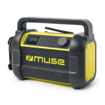 Muse Jobsite Radio k&otilde;lar M-928 BTY, 20W, IP64, Bluetooth, Veekindel, Kaasaskantav, NFC