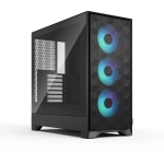 Fractal Design Pop 2 Air TG RGB korpus, ATX, 416mm GPU, 170mm CPU, 3x RGB ventilaatorid, karastatud klaas