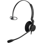 Jabra BIZ 2300 Mono NC 2303-825-109, k&otilde;rvaklapid, 1.075m kaabel, 20mW, m&uuml;rasummutusmikrofon, QD-pistik, USB, must