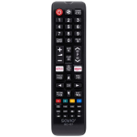 Savio RC-07 universaalne kaugjuhtimispult Samsung TV jaoks, IR traadita, 10m, must, nupud, 84 seadet
