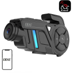 EJEAS K1 mootorratta intercom, Mesh 3.0, 1000m, 4 kasutajat, 2K 30FPS, IP67, 2100mAh, 17h/30h/55h, USB-C