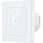 Avatto CS20-EU-W nutikas rulookatte l&uuml;liti, 600W, 10A, 2.4GHz Wi-Fi, klaaspaneel, Alexa, Google Home