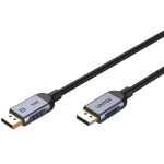Unitek C1626GY01-2M DisplayPort 2.1 kaabel, 2m, 80 Gbit/s, 8K@120Hz, 4K@240Hz, 16K@60Hz, HDR, HDCP 2.2, kullatud kontaktid