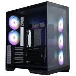 Zalman D50 BLACK, Midi Tower arvuti korpus, ATX, 3x120mm ventilaatorid, must, panoraamklaas, USB-C