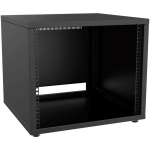 Caymon 19" rack kapp PR209/B, 9U, 500mm s&uuml;gavus, 540mm laius, 453mm k&otilde;rgus, 17.7kg, avatud raam, rattad, mutrid, must