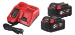Laadimiskomplekt M18 NRG-502 MILWAUKEE