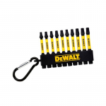 Otsikute komplekt 1/4" Flextorq 57 mm 10 tk DT7275 DEWALT