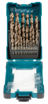Puuride komplekt metallile (25 tk.) HSS-Co 5% D-67577 MAKITA