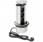 Pistikupesade torn lauale 100mm; AE-BPW3GS-80 GTV