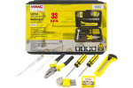 T&ouml;&ouml;riistakomplekt, WMC TOOLS, WMC-1033, 33 tk, universaalne, mugav plastkorpus