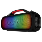 Kaasaskantav Bluetooth k&otilde;lar 24 W v&otilde;imsusega IPX5 veekindluse TWS FM raadio USB ja d&uuml;naamilise RGB valgustusega PS-360 Must SV-021740 SVEN