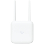 Wi Fi 7 v&auml;litingimustesse m&otilde;eldud p&auml;&auml;supunkt 802.11be 4 ruumilist voogu integreeritud suunatud super antenn IPX6 ilmastikukindlus PoE+ 2.5 GbE &uuml;hendus seina ja posti paigaldus U7 Outdoor Valge Ubiquiti