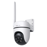 TP-Link Tapo C501GW 4G LTE v&auml;line p&ouml;&ouml;rlev kallutatav IP-kaamera 1080P Full HD 360&deg; panoraam IP66 Valge
