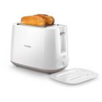 Philips Toaster HD2582/00 900 W, 2 viilu, 8 pruunistamisastet, 220-240 V, 50-60 Hz, Plastik, Valge, Soojendushyl