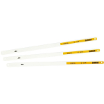Dewalt K&auml;si t&ouml;&ouml;riistad DWHT0-20558 300mm Bi-Metal saagiterade komplekt 18, 24, 32 TPI, 3 tk, 12 mm, Must/Kollane