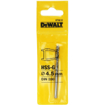 Dewalt puuri DT5212-QZ 4.5 mm HSS-G, 80 mm, 47 mm t&ouml;&ouml; pikkus, 2x 4.5 mm HSS-G metallpuurid