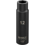 DeWALT s&uuml;gava l&ouml;&ouml;kots 12 mm 1/2 in, 78 mm, Bi-Heksagon, l&ouml;&ouml;gikindel