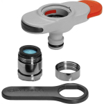 Gardena Adapter 18210-20, 1, 1/2", 3/4", 5/8", vooliku l&auml;bim&otilde;&otilde;t 13mm-19mm